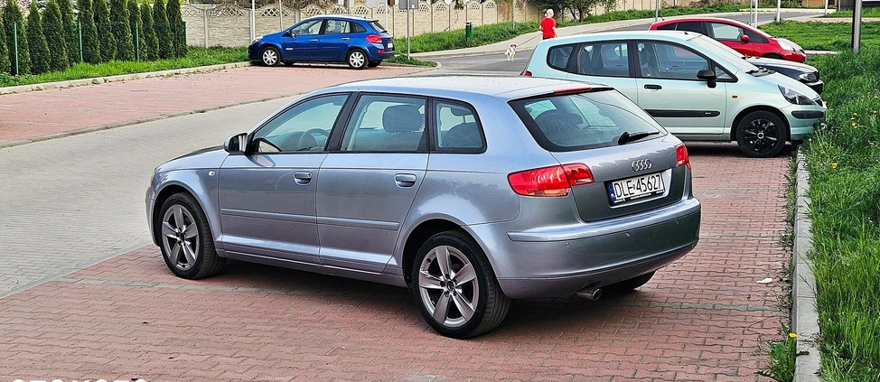 Audi A3 cena 18700 przebieg: 188000, rok produkcji 2007 z Chojnów małe 277